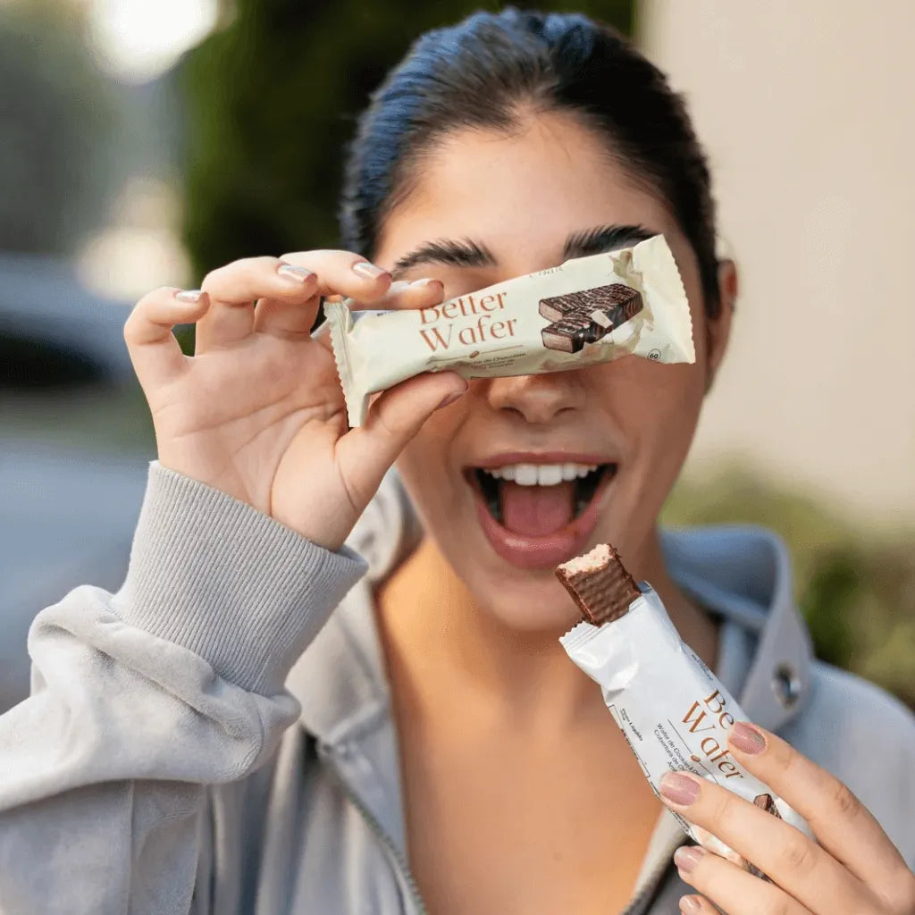 Better Wafe Proteica Cookies & Cream - Caixa com 12 un