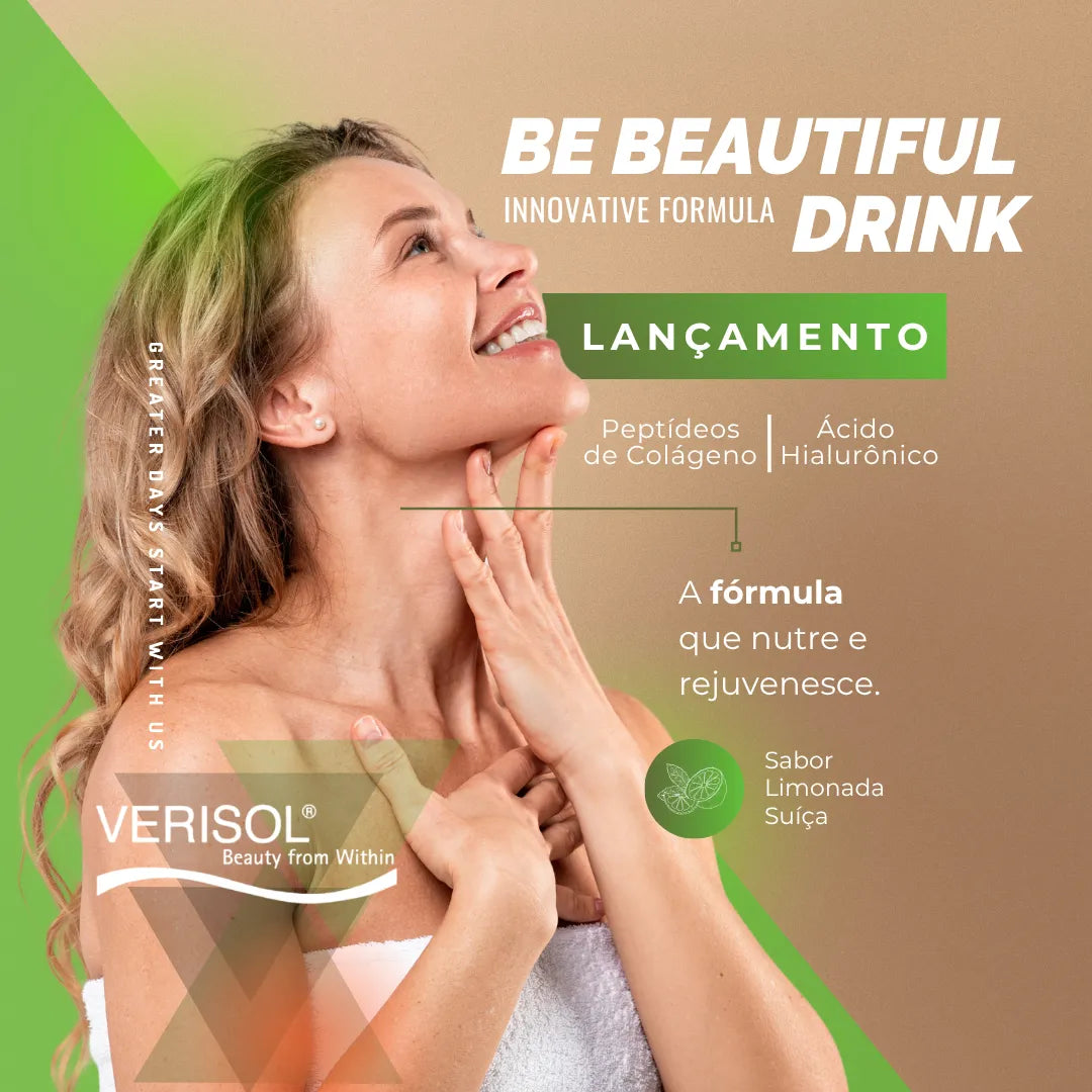 Be Beautiful Collagen Drink Sabor Limão 300g